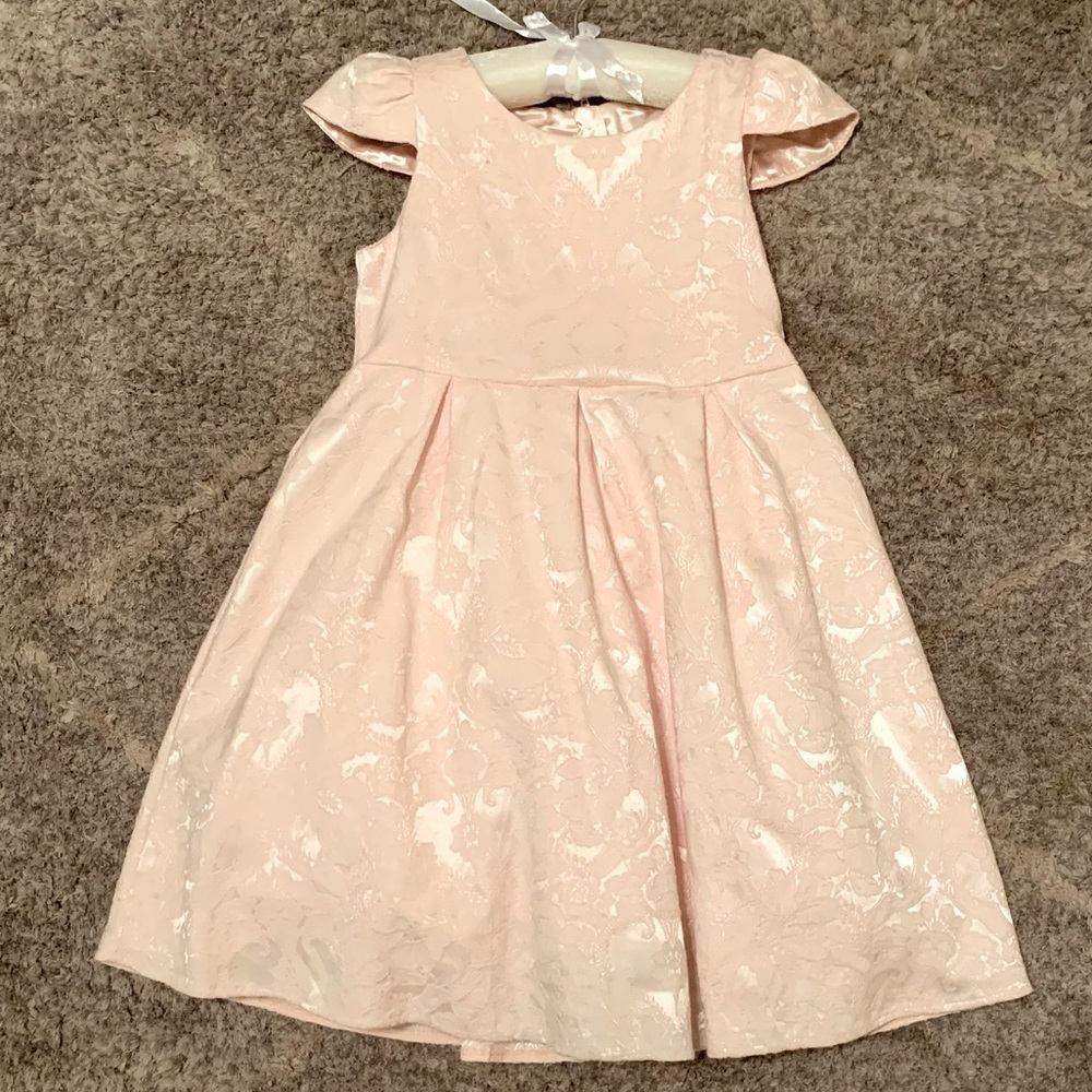 Beautifully Detailed Blush Pink Toddler Dress
